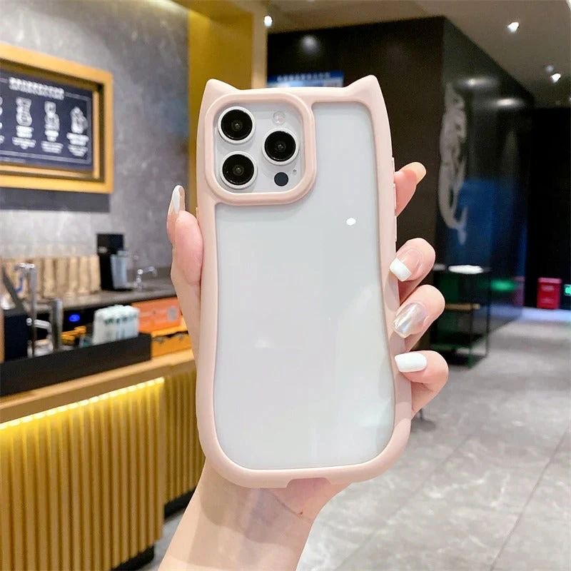 Cute Kitty Clear Case Premium Quality