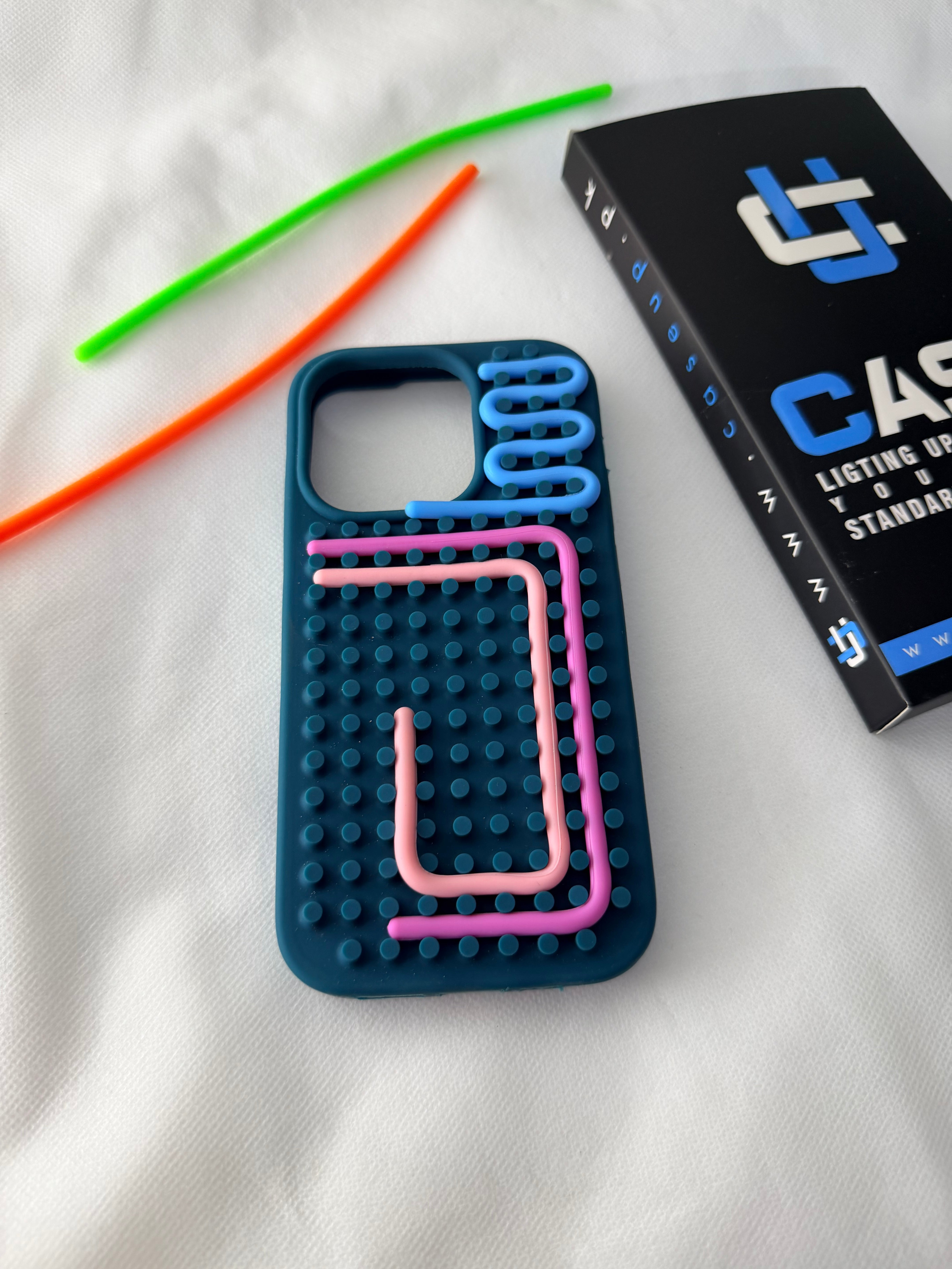 iPhone 13/14/15 Pro Premium Quality New Rope Puzzle Case for iPhone