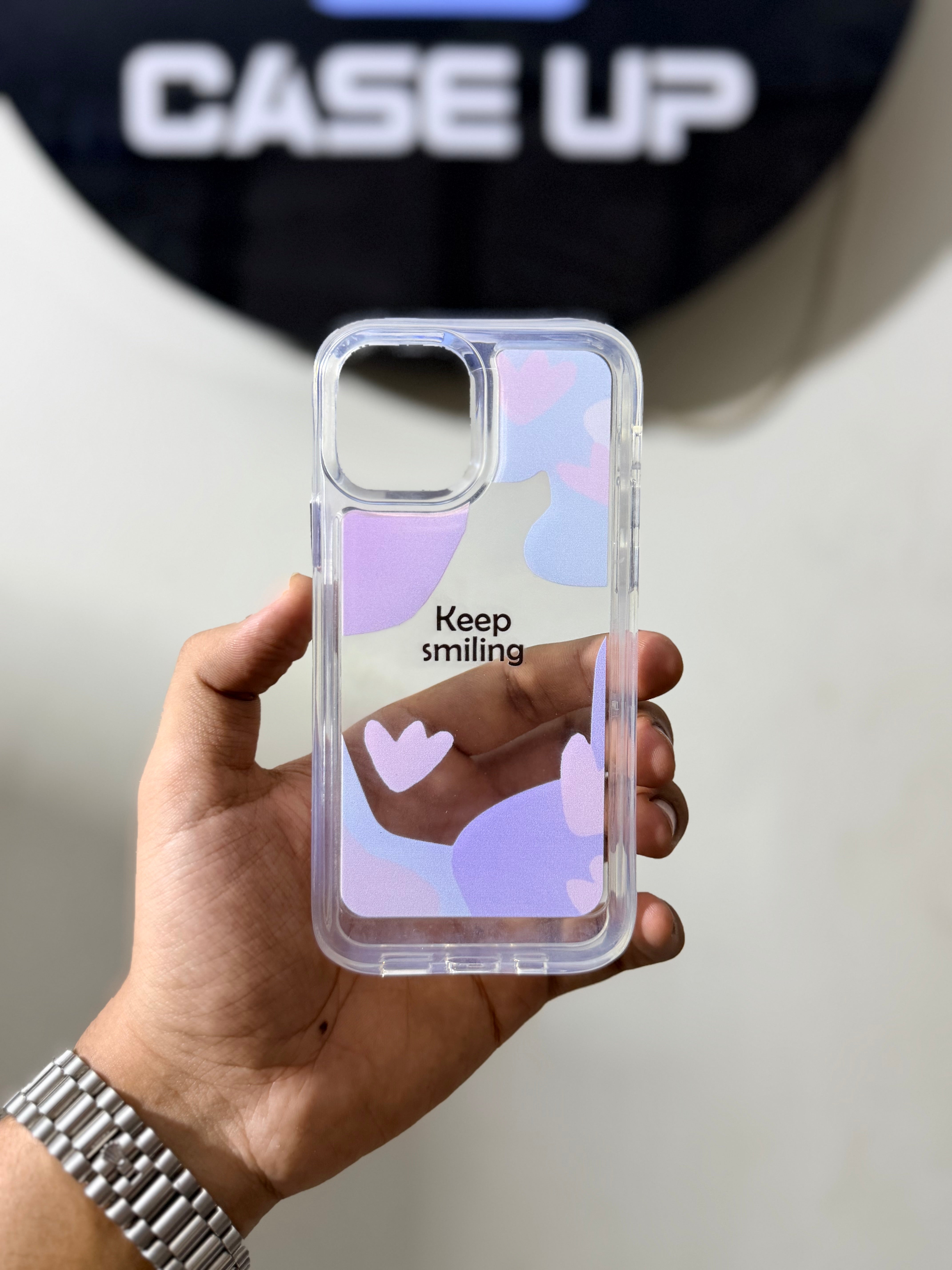 iPhone 12/12 pro keep smiling acrylic