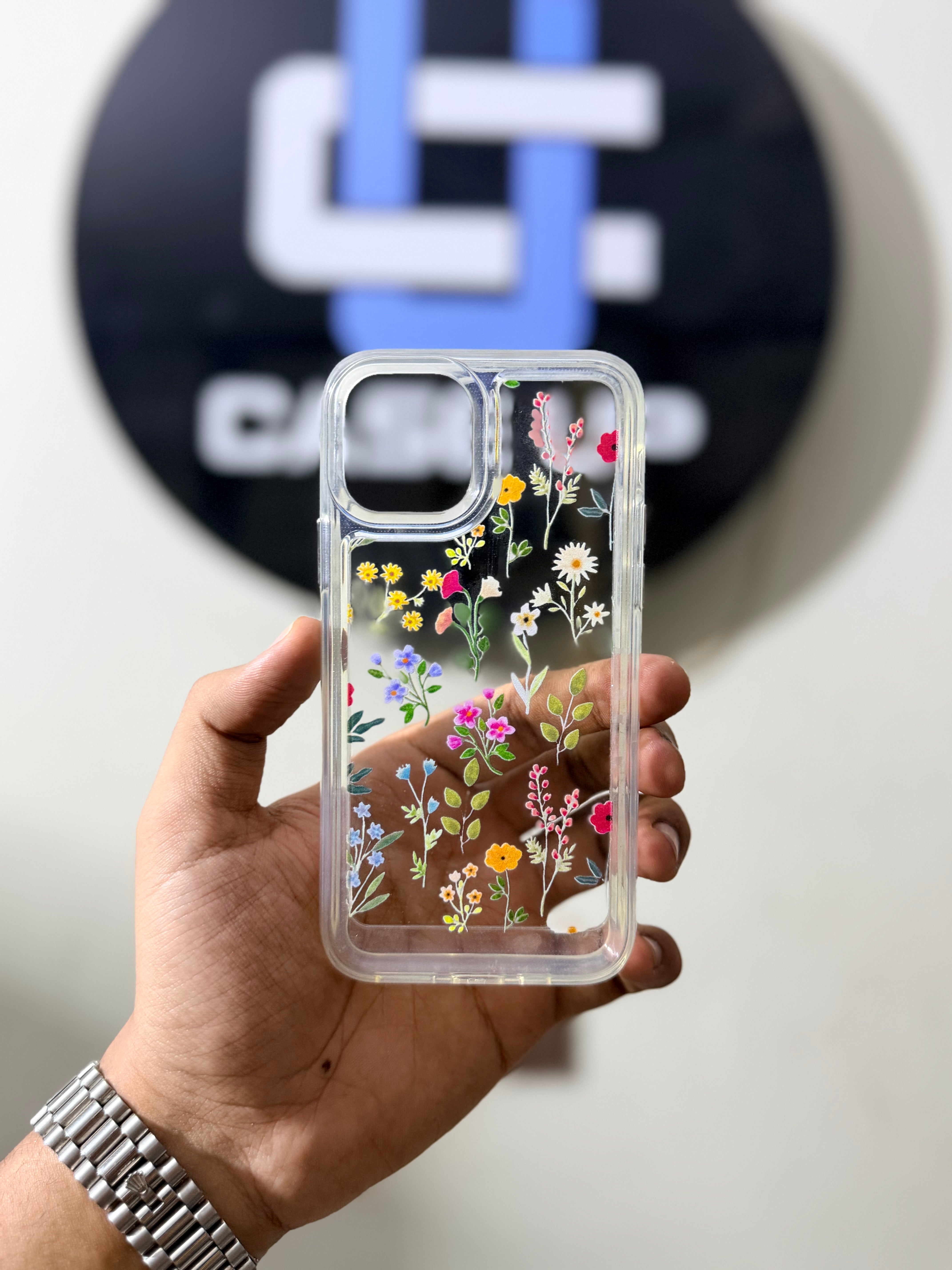 iPhone 11 flower acrylic