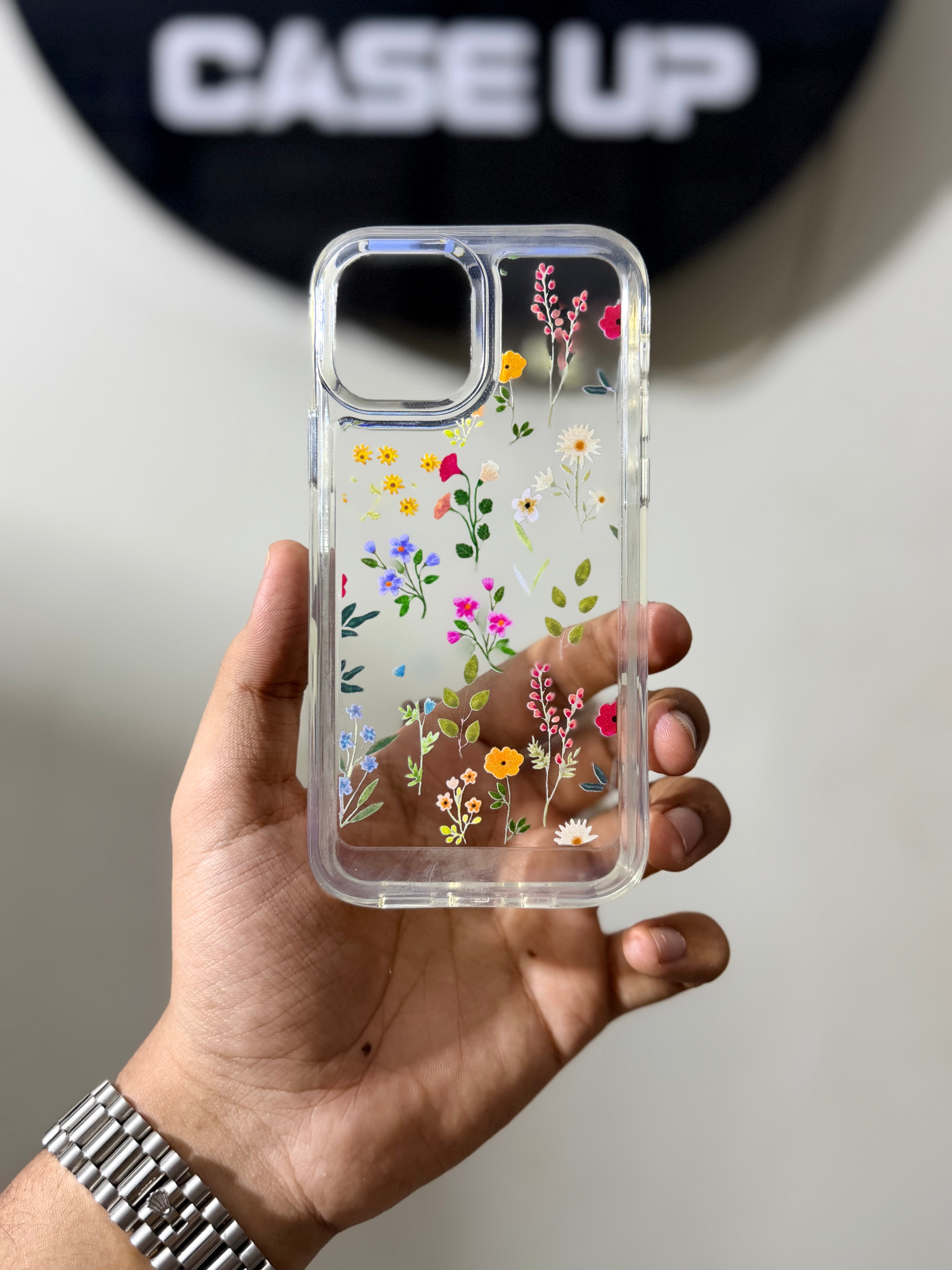 iPhone 12/12 pro flower acrylic