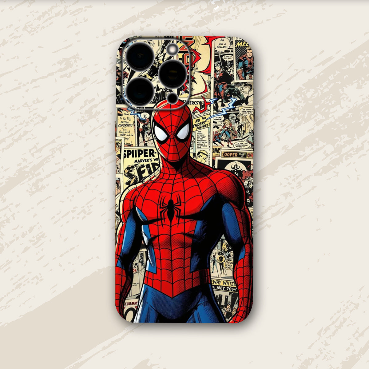 Spiderman Newspaper Bg 3D Skin