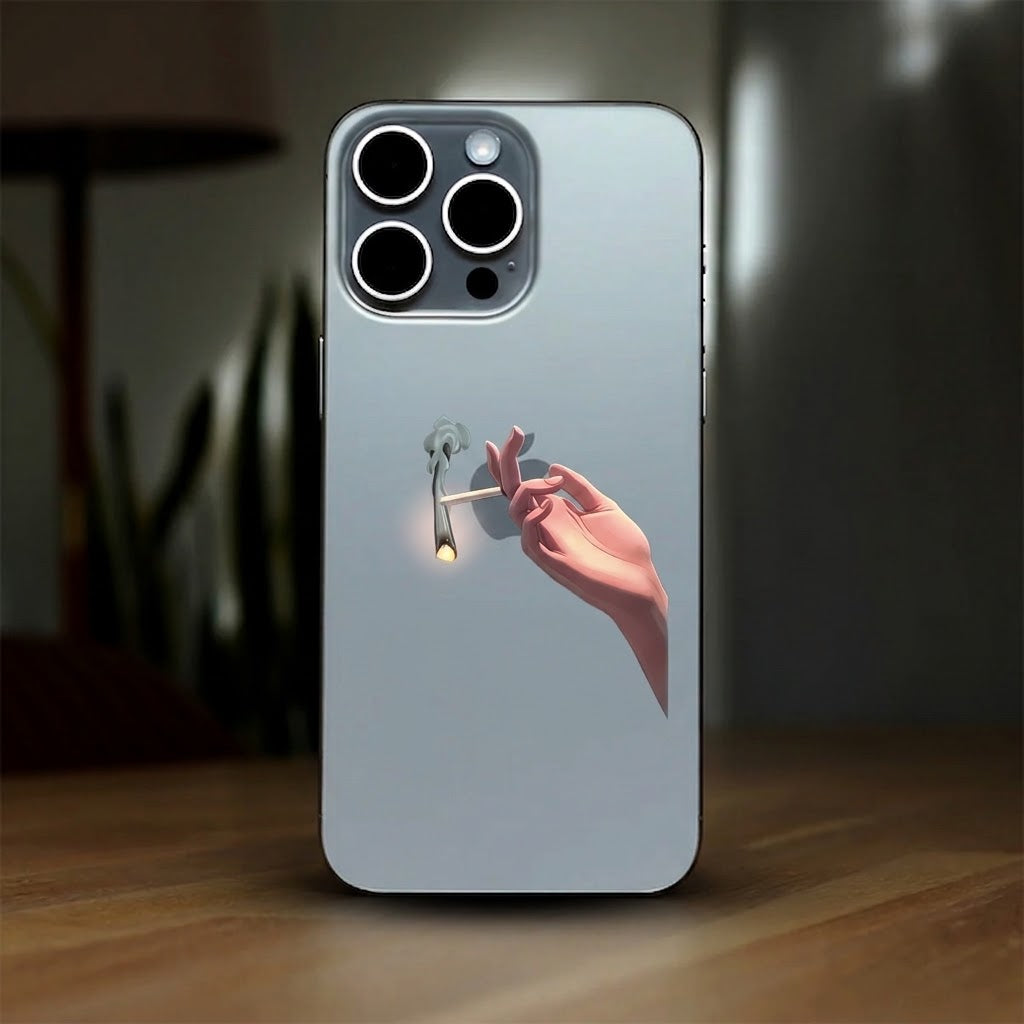 Hand Holding Cig Transparent 3D Skin