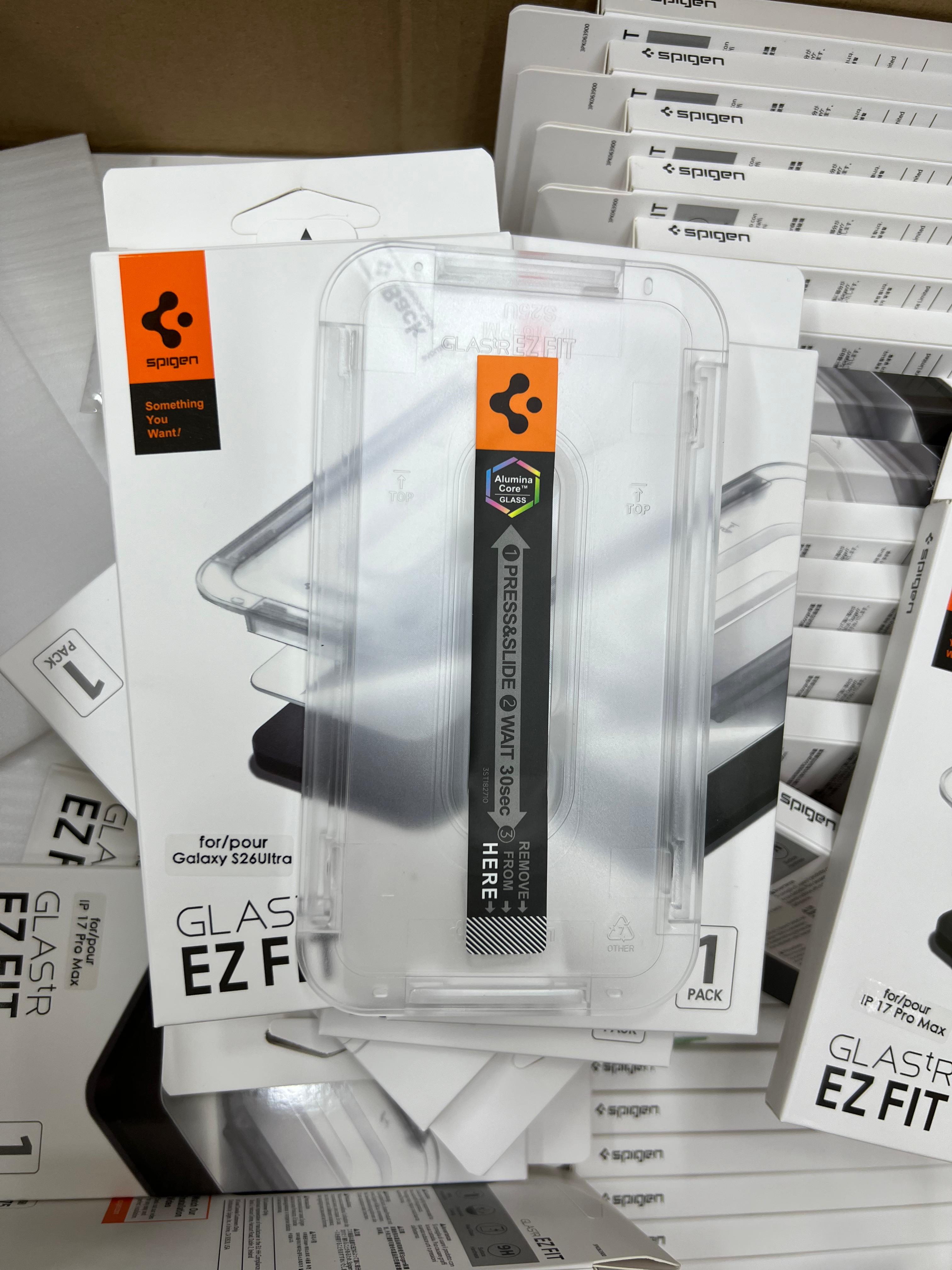 Spigen's GLAStR EZ Fit Screen Protector with Kit Borderless Premium Quality Models