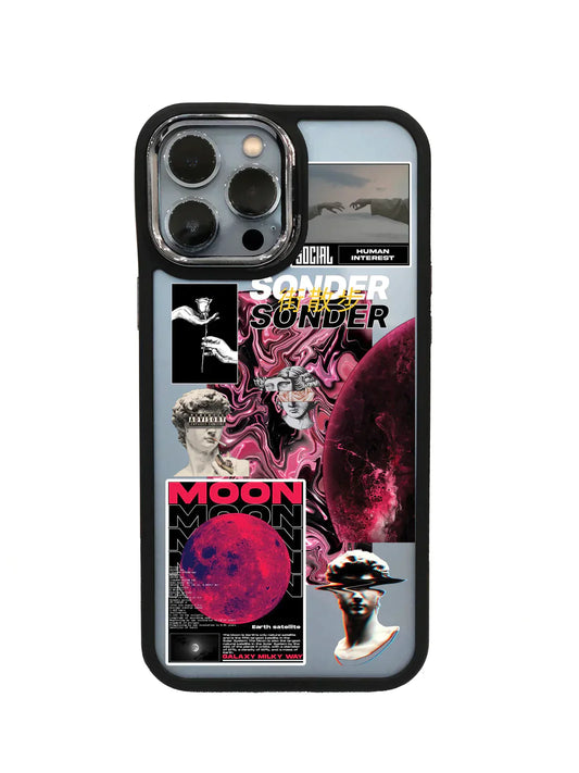 Red Moon Black Border Case - RedPear