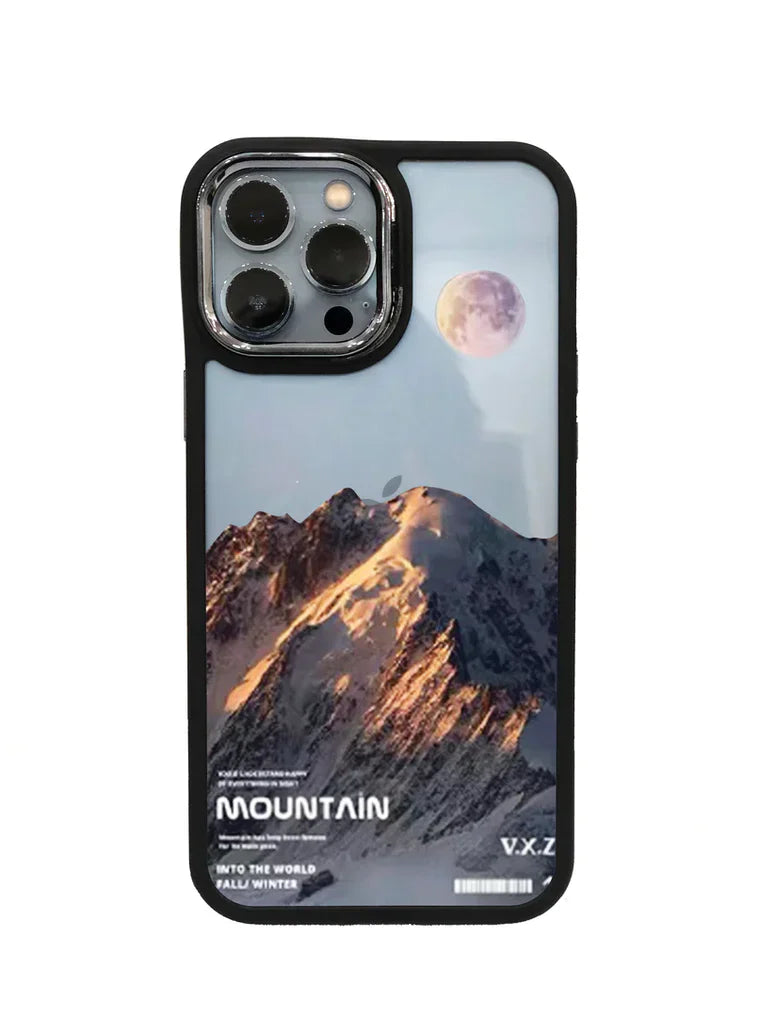 Mountain Black Border Case - RedPear