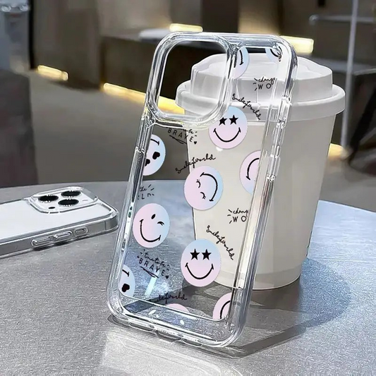 Smiley Clear Acrylic Case - RedPear