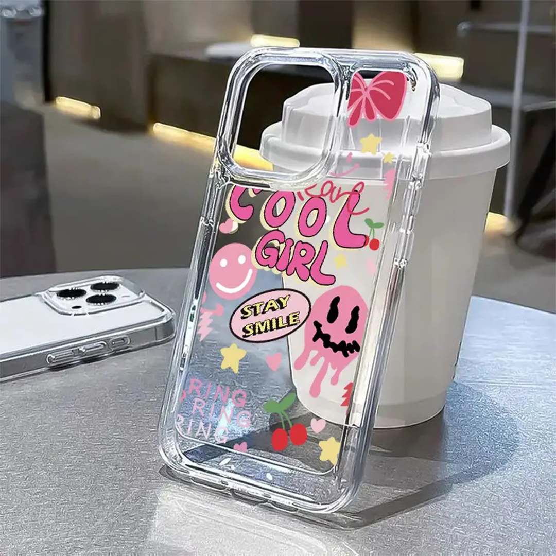 Cool Girl Clear Acrylic Case - RedPear