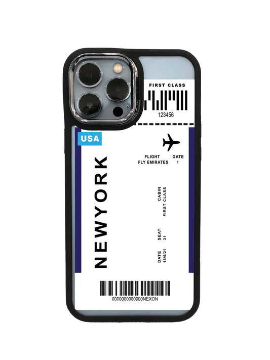 Boarding Pass Black Border Case - RedPear