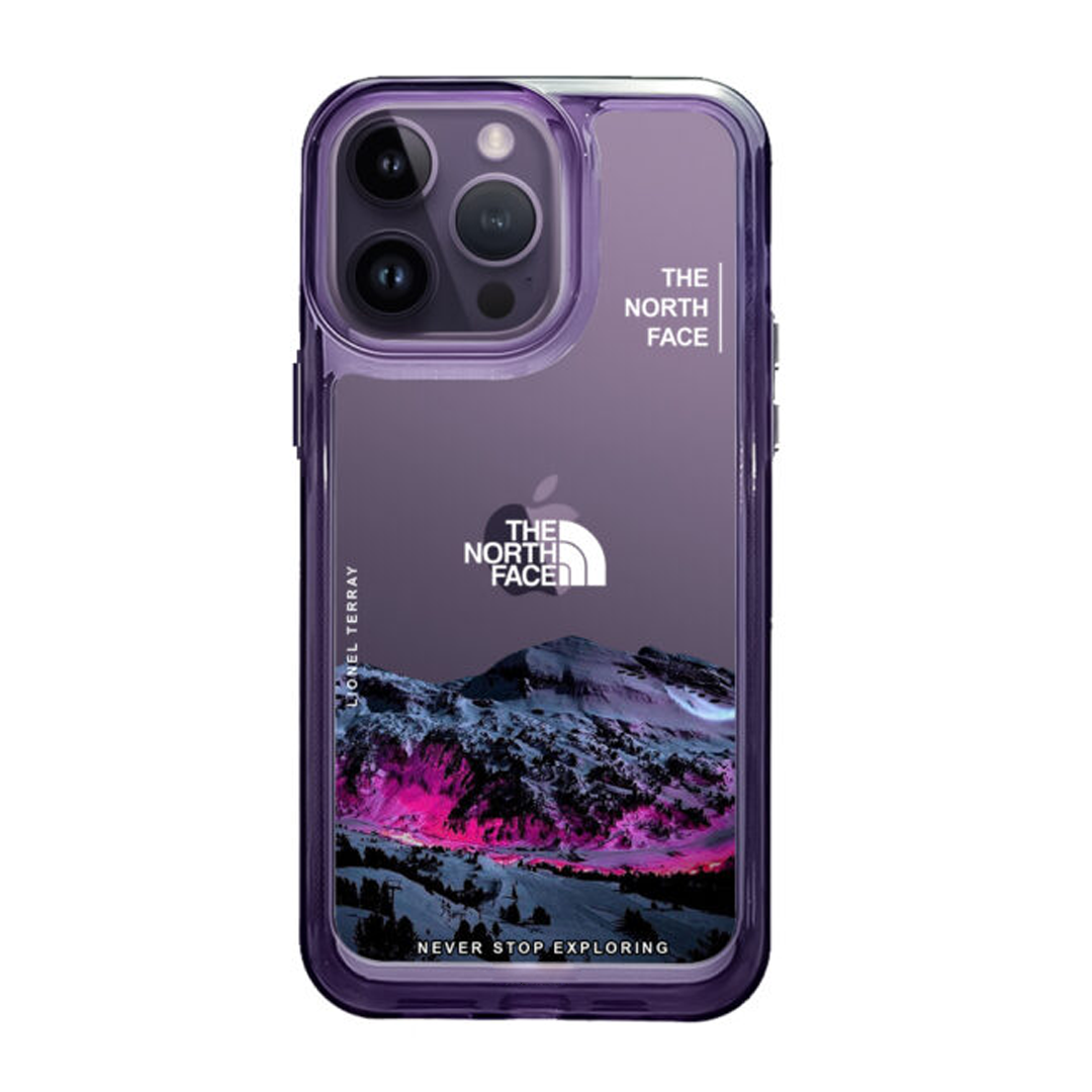 NorthFace Mountain Deep Purple Acrylic Case - RedPear