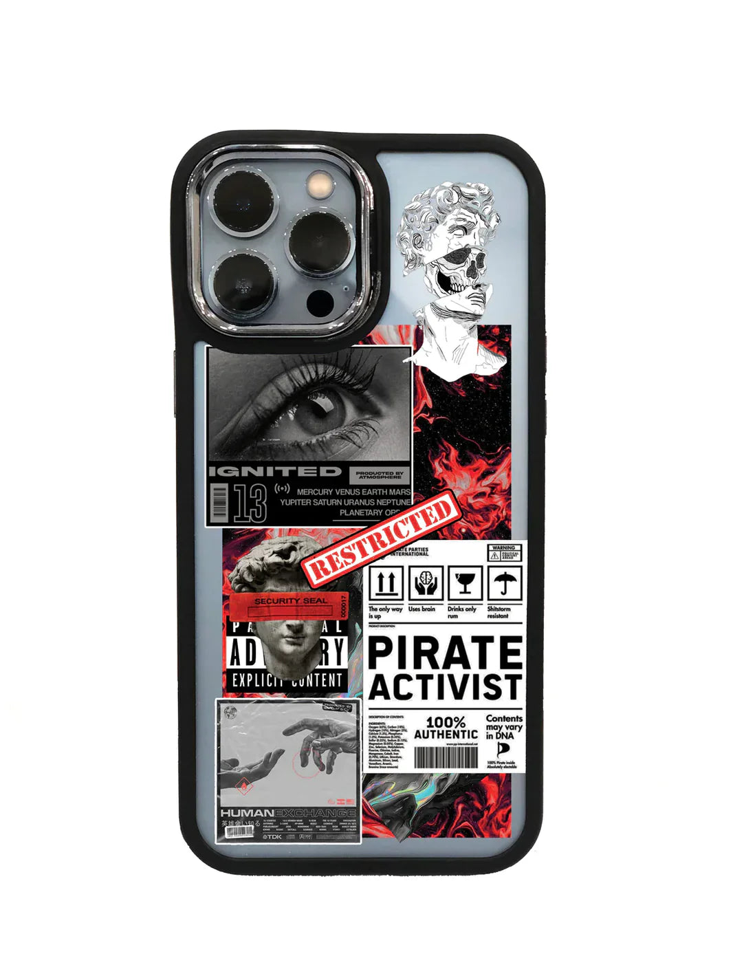 Private Activist Black Border Case - RedPear