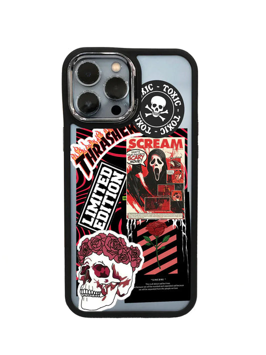 Thrasher Black Border Case - RedPear