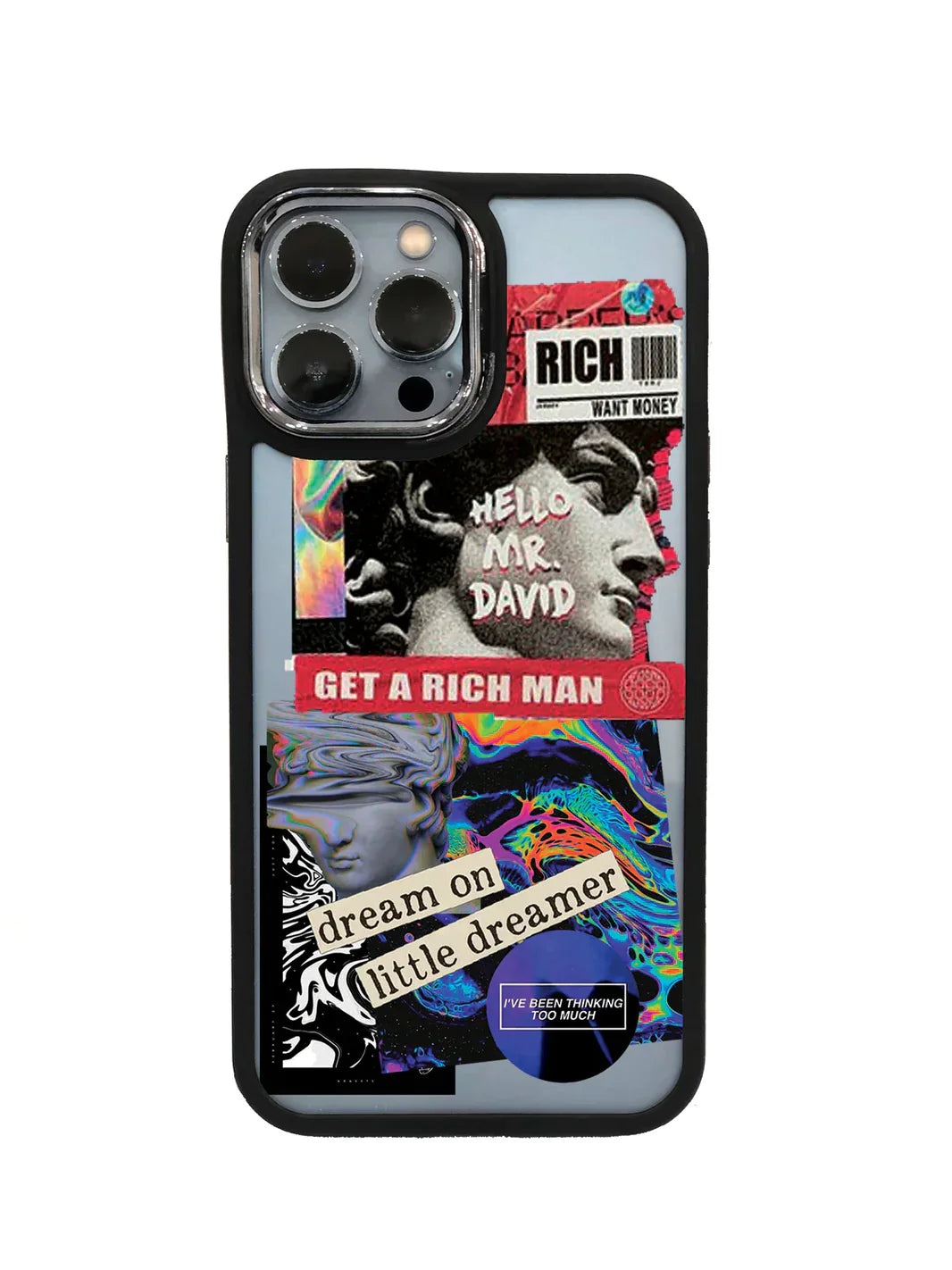 Rich Man Black Border Case - RedPear