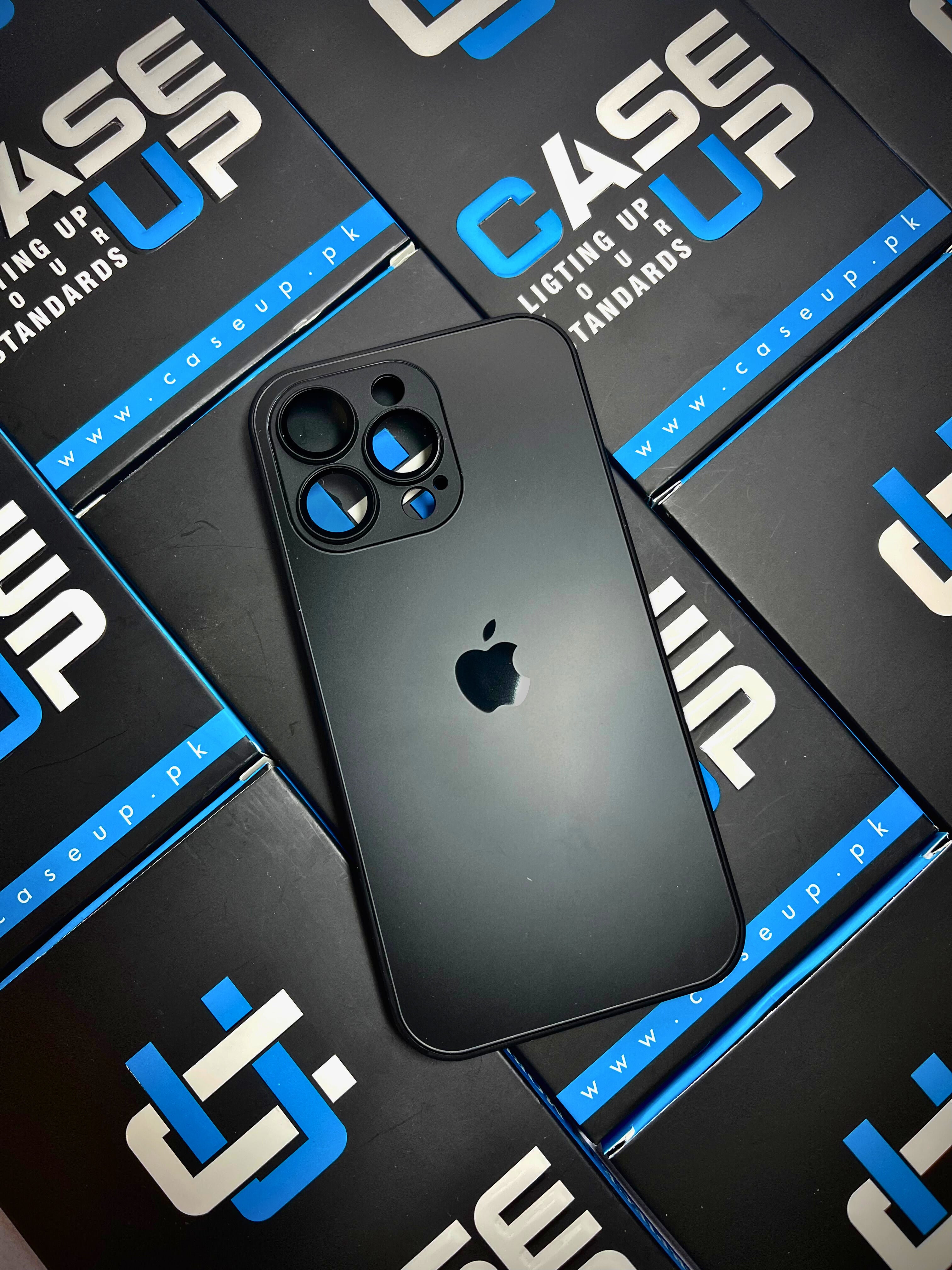 Graphite Case Graphite Black AG Premium Glass Case – Case Up