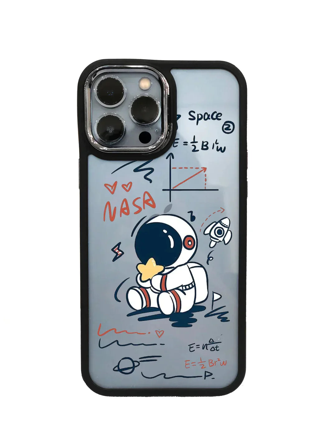 Astronaut Black Border Case - RedPear