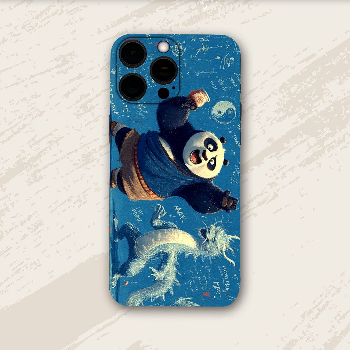 Blue KungFu Panda 3D Skin