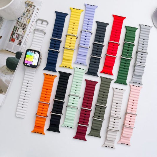 Ocean rubber watch straps - RedPear