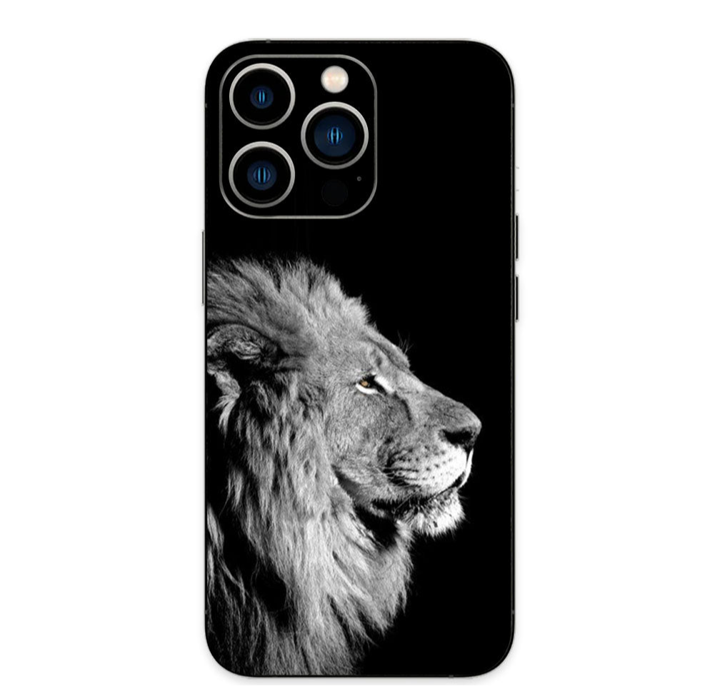 Black lion Phone skin