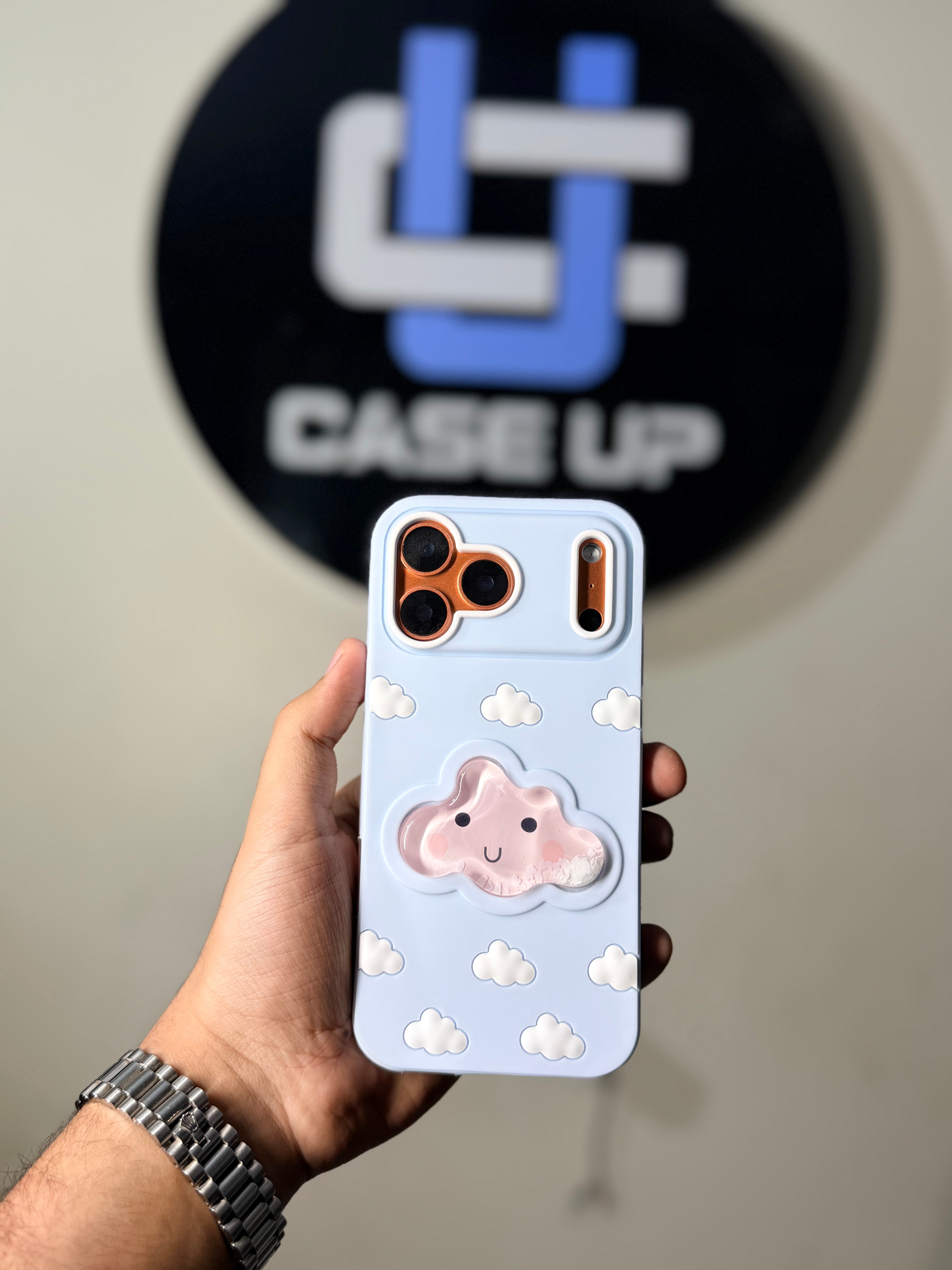 Premium Quality Aqua Floating Adorable 3D Cloud Case