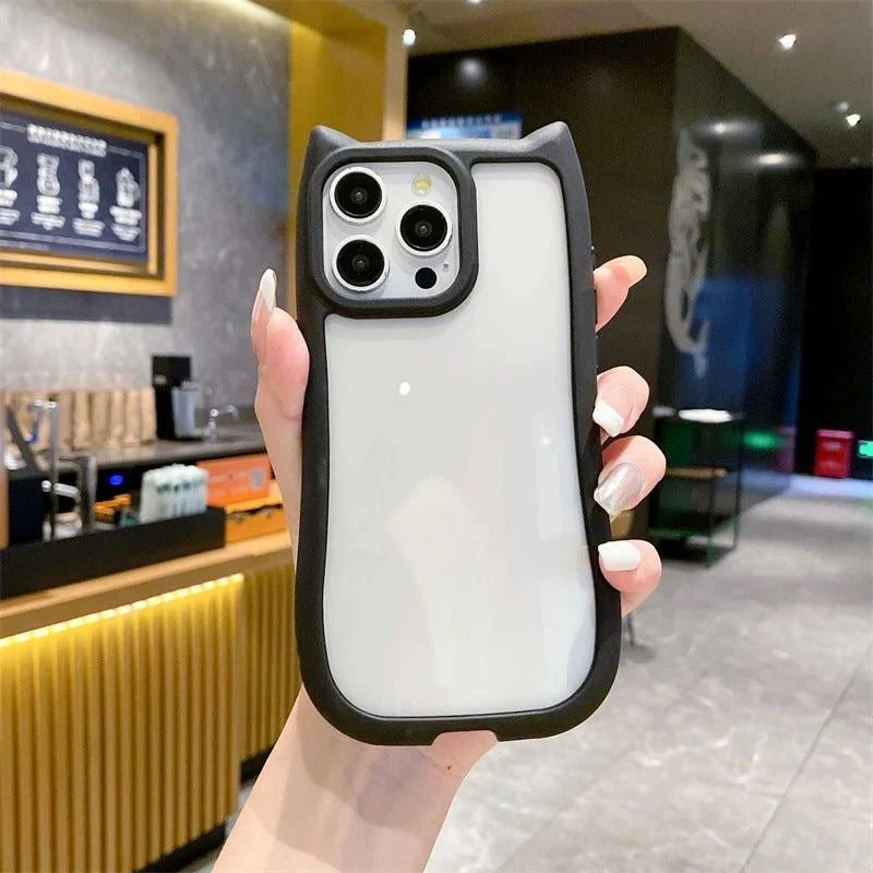 Cute Kitty Clear Case Premium Quality