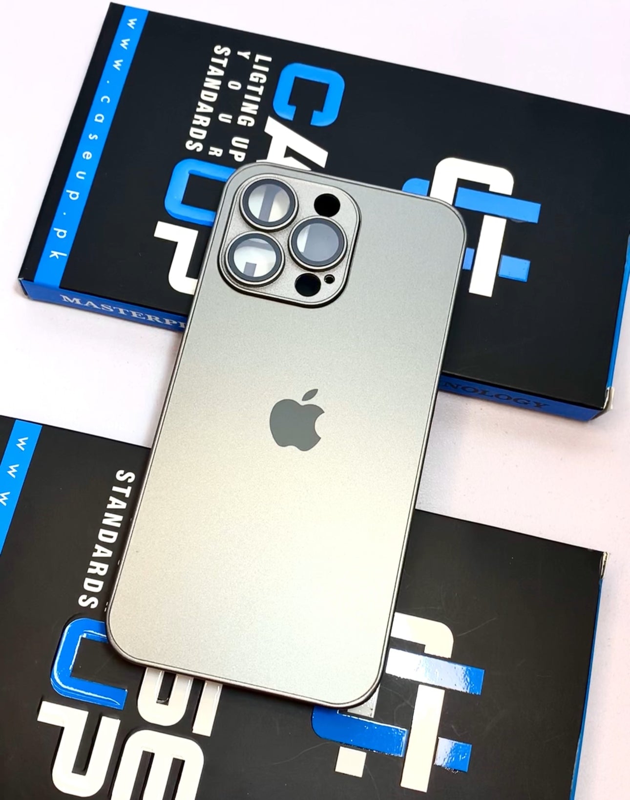 Natural Titanium AG Premium Glass Case Case Up Natural Titanium AG Premium Glass Case Case Up