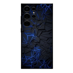 Abstract Neon Glowing Lines Mobile Skin