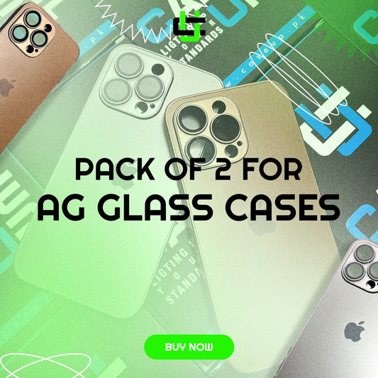 Pack Of Two AG Glass Cases