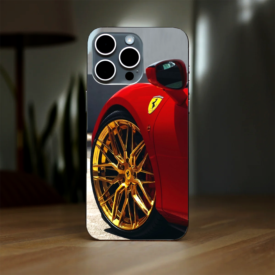 Ferrari Golden Rim 3D Skin