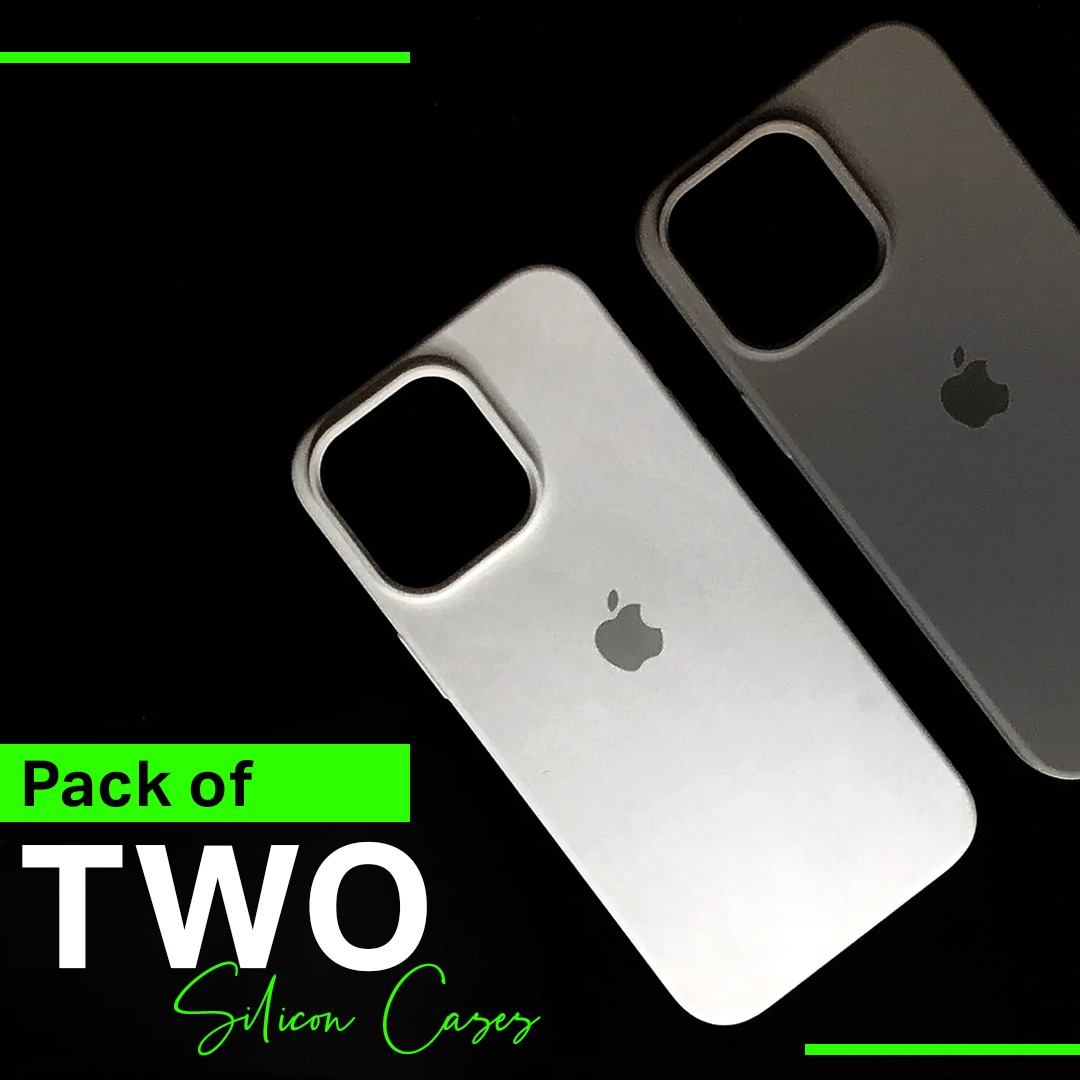 Pack of Two Silicon Cases